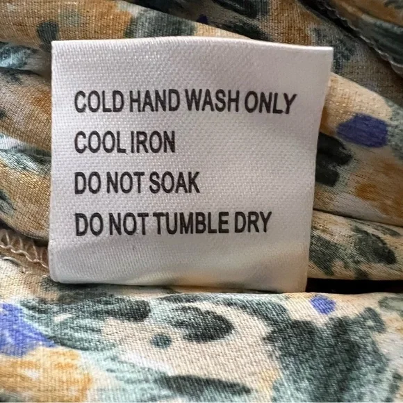 KISS THE SKY Urban Outfitters Floral Bardot Mini Dress Boho Size Small NWT - Picture 13 of 15